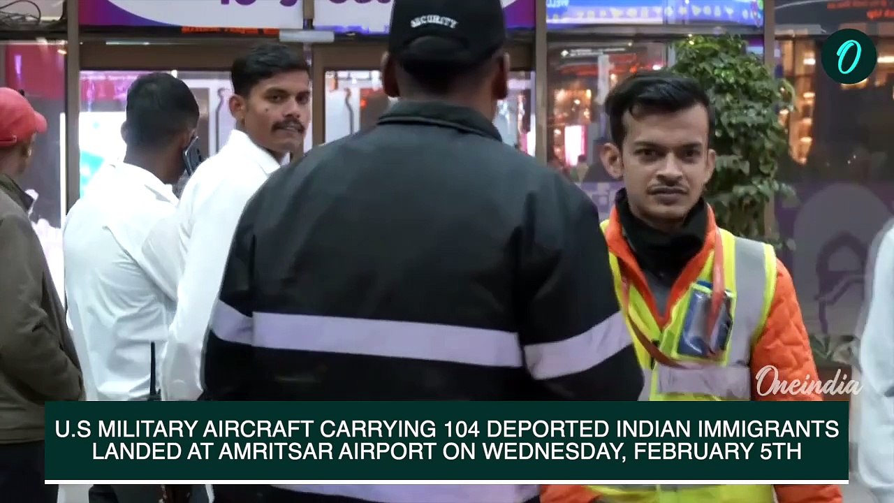 33 Gujarati Immigrants Among 104 Deported From U.S Land in Ahmedabad - Trump's Immigration Crackdown