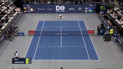 Dallas - Fritz trop fort pour Rinderknech