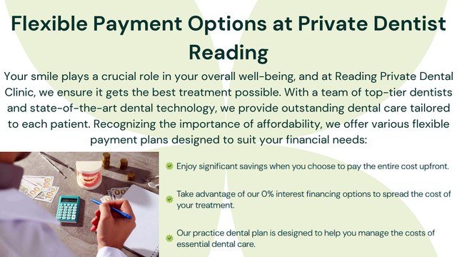 Affordable Dental Care in Reading – Fees & Finance Options