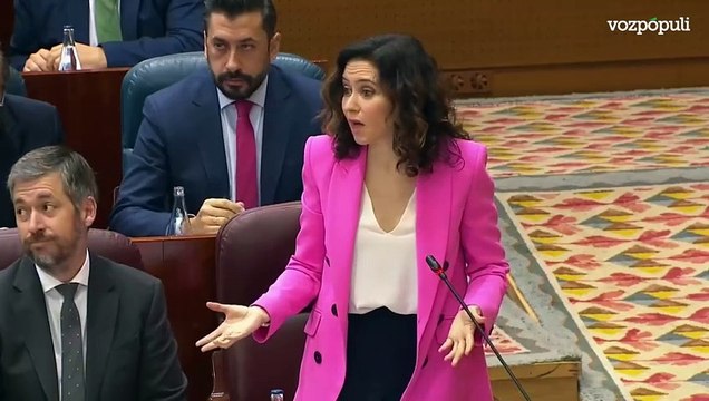 Rifirrafe VOX-AYUSO en Madrid