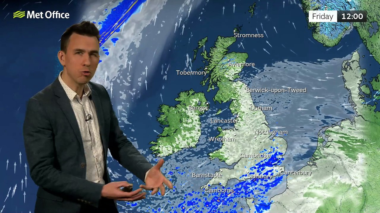 Met Office Thursday afternoon weather forecast 06/02/2025 - A sunny afternoon across the UK