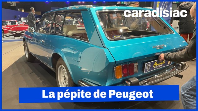 L'énigmatique Peugeot 504 Riviera a fait pour la première fois le déplacement à Rétromobile 2025