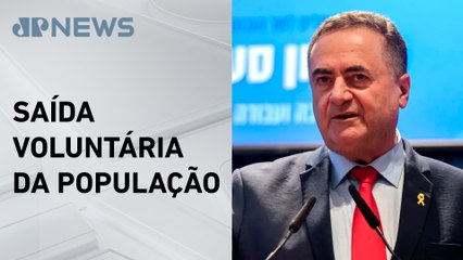 Ministro da Defesa de Israel pede plano de retirada de palestinos de Gaza ao Exército