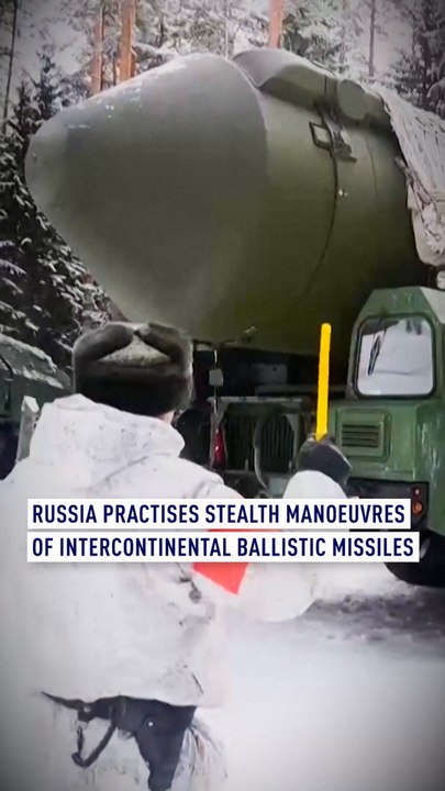 Russia practises stealth manoeuvres of intercontinental ballistic missiles