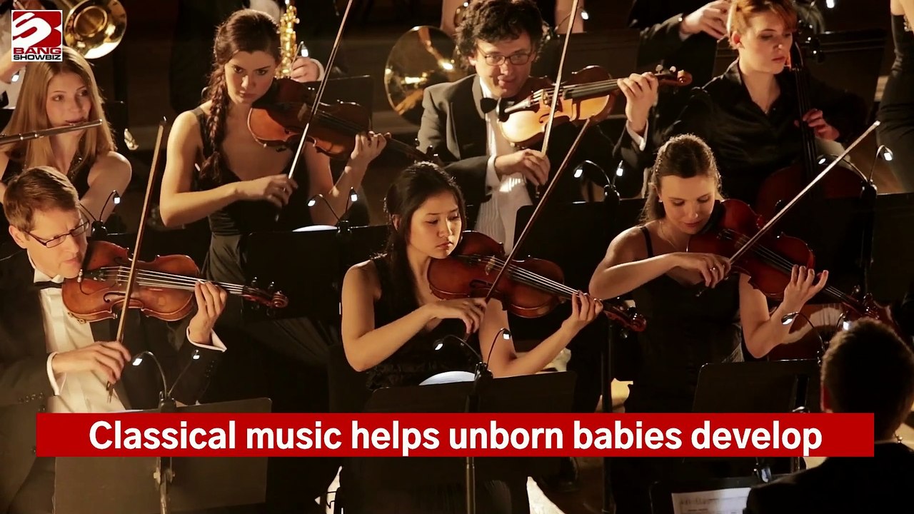 Classical music helps unborn babies develop