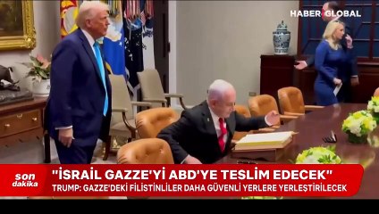 Trump: İsrail, Gazze'yi ABD'ye teslim edecek