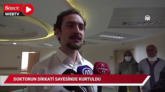 Doktorun dikkati sayesinde dudak kanseri olduğunu öğrendi