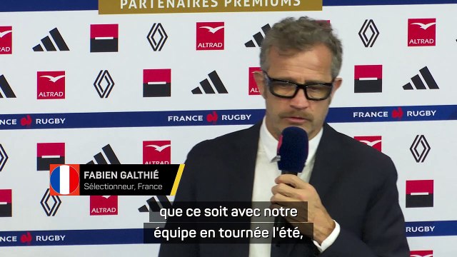 Bleus - Galthié : “On se prépare avec beaucoup d’appétit et beaucoup de détermination”