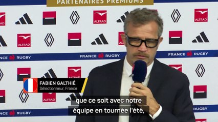 Bleus - Galthié : “On se prépare avec beaucoup d’appétit et beaucoup de détermination”