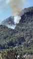 Antalya'da kopan yüksek gerilim hattı orman yangınına neden oldu