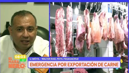 SCZ FEGASACRUZ SE PRONUNCIA SOBRE EL VETO A LA EXPORTACION DE CARNE