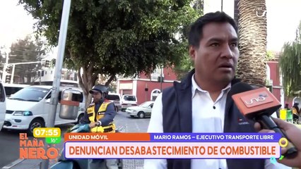 Bloqueo del Transporte Libre en Cochabamba denuncian desabastecimiento de combustible