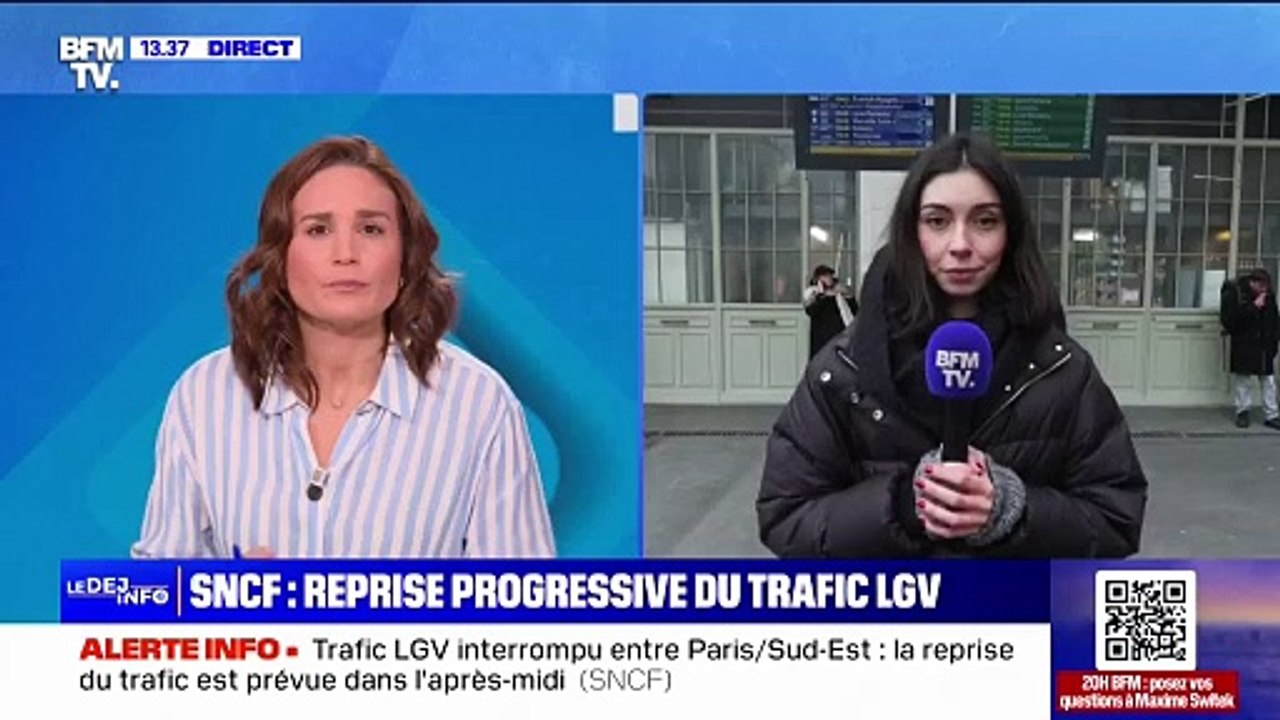 SNCF: le trafic reprend progressivement depuis la Gare de Lyon après un incident technique sur la LGV Sud-Est