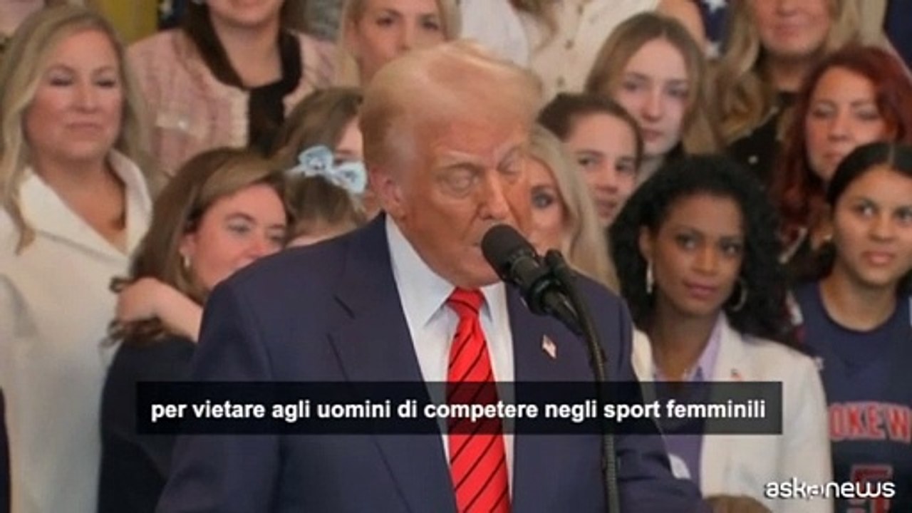 Trump: d'ora in poi gli sport femminili saranno solo per le donne