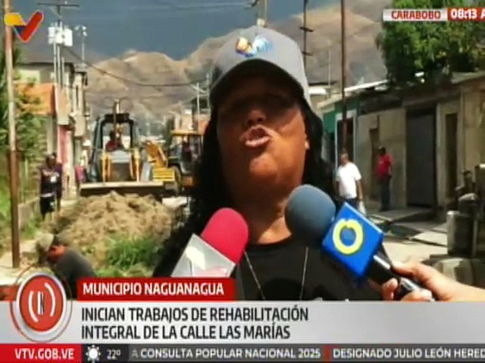 Carabobo | Inician trabajos de limpieza y asfaltado en la calle Las Marías del municipio Naguanagua