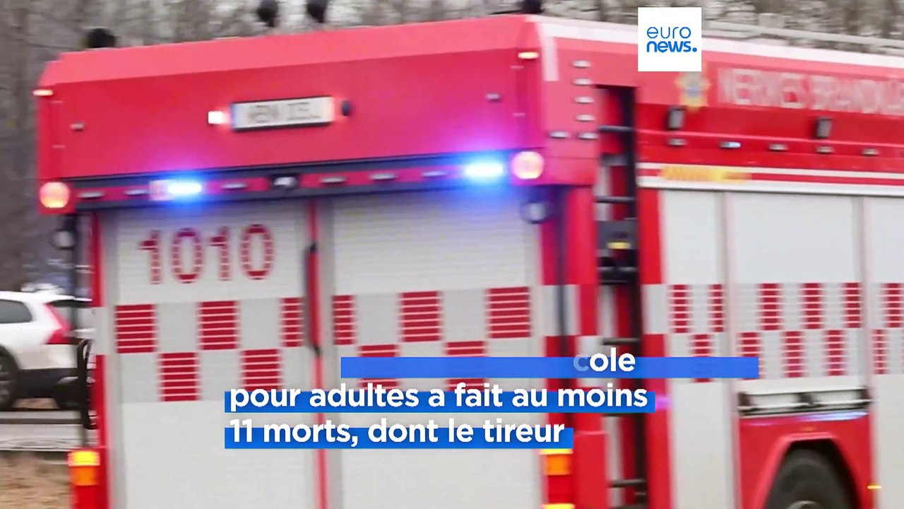 Suède : le tireur d'Örebro aurait fréquenté le centre de formation, selon la police suédoise