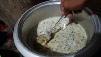 Bubur kacang ijo bikin sendrian