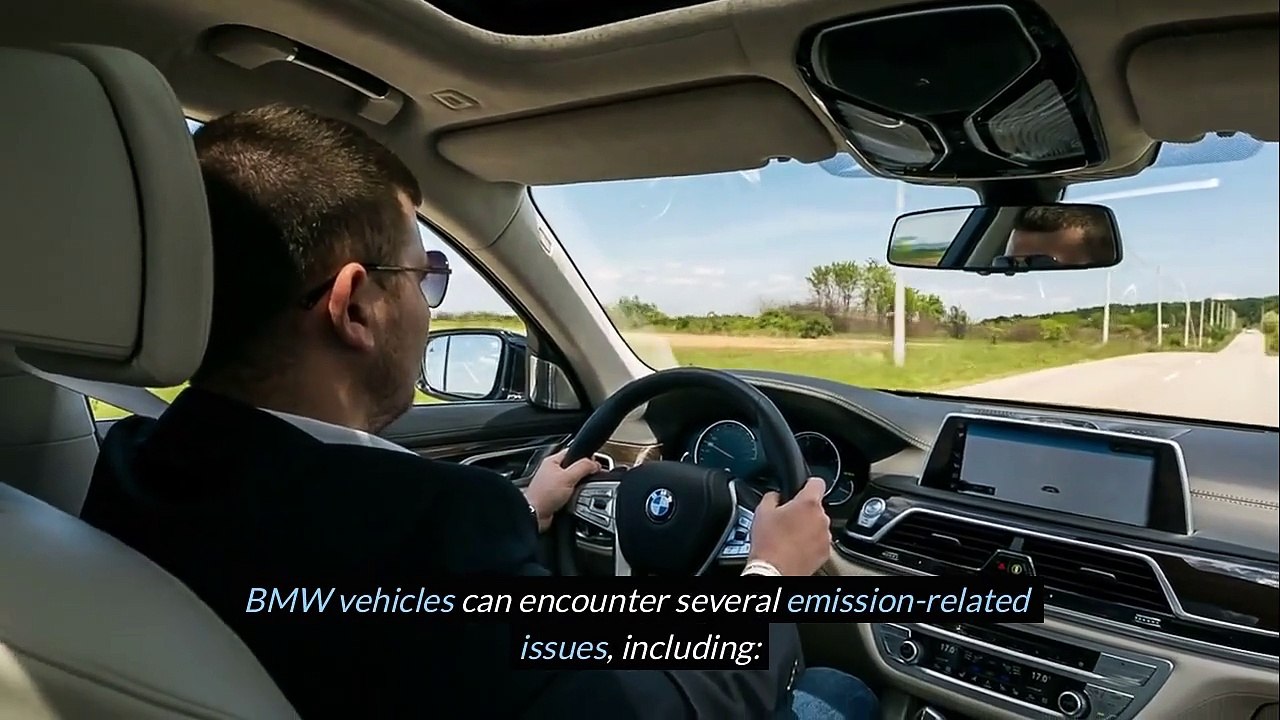 What is the emission system problem on a BMW