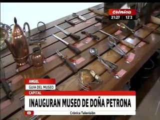 Inauguran museo de Doña Petrona