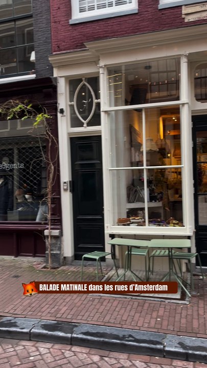 BALADE MATINALE dans les rues d’Amsterdam