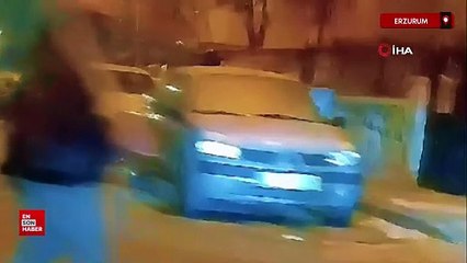 Erzurum'da cadde ortasındaki kılıçlı gençler yakalandı