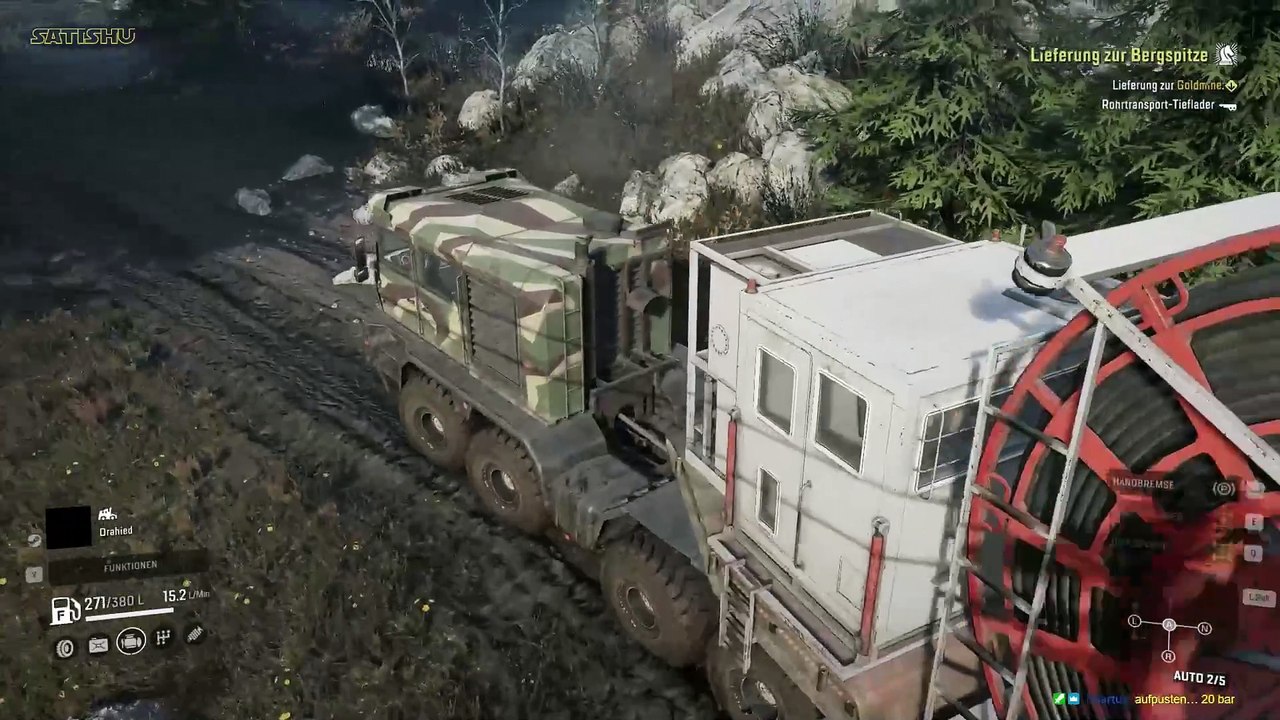 Rohrtransport-Tieflader zur Mine (erster Versuch) | SnowRunner | Ep. 31