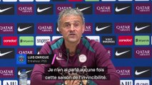 PSG - Enrique n'est pas intéressé par l’invincibilité, seulement par des titres