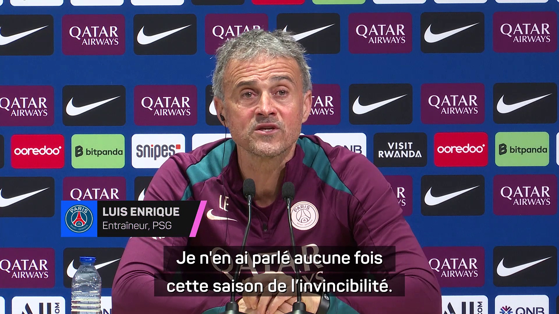 PSG - Enrique n'est pas intéressé par l’invincibilité, seulement par des titres