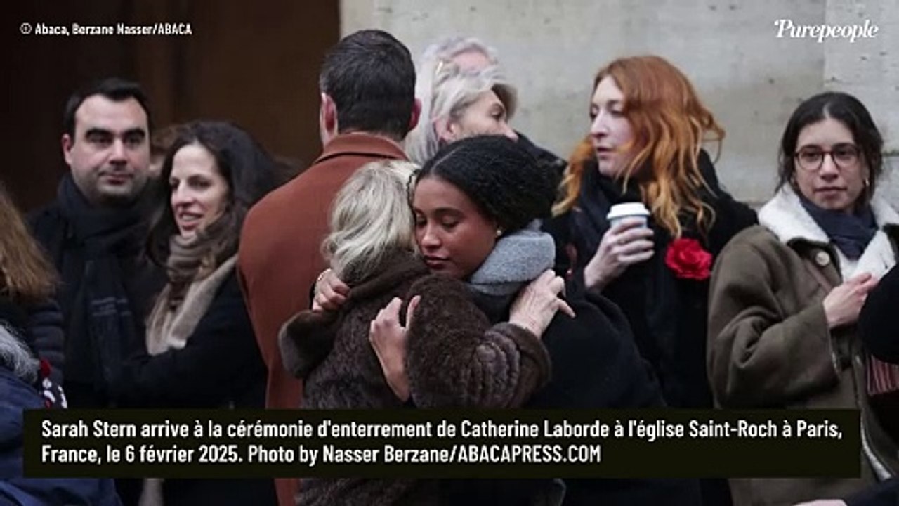 Catherine Laborde : Son mari Thomas Stern loin d'être seul pour lui dire au revoir, sa célèbre fille star des Tuche à ses côtés
