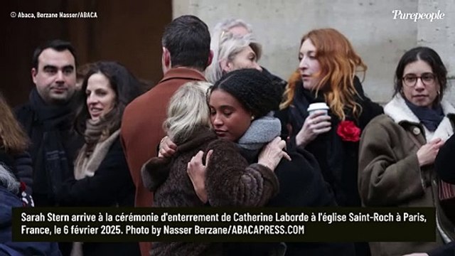 Catherine Laborde : Son mari Thomas Stern loin d'être seul pour lui dire au revoir, sa célèbre fille star des Tuche à ses côtés