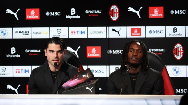 Warren Bondo and Riccardo Sottil's presentation press conference