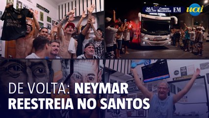 Futebol - Neymar reestreia no Santos