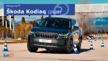 Skoda Kodiaq 2025 - Maniobra de esquiva (moose test) y eslalon | km77.com