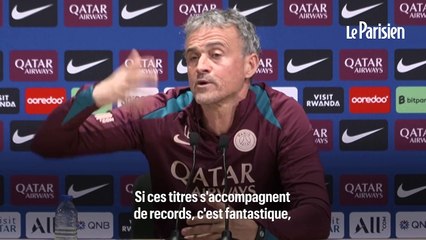 Luis Enrique préfère les « titres » aux « records » d'invicibilité en Ligue 1