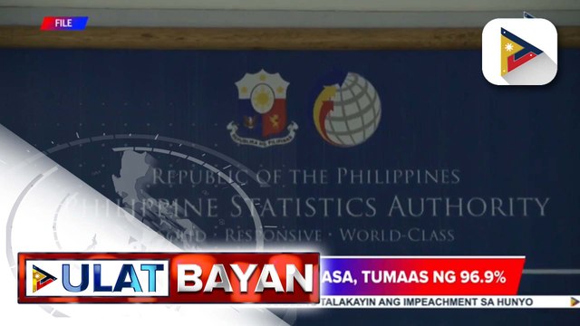 Employment rate ng bansa, tumaas ng 96.9%