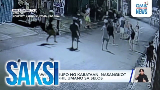 Dalawang grupo ng kabataan, nasangkot sa rambol dahil umano sa selos | Saksi