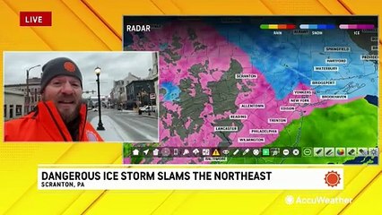 Pennsylvania slammed by ice storm