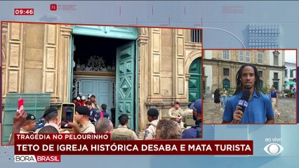 Igreja de Salvador já apresentava problema no forro do teto antes de desabar