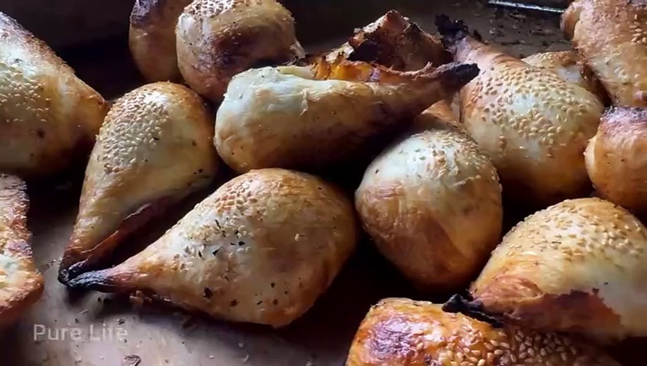 Original Uzbek KALLAPOCHA + HASIP _ Master CHEF Prepares UNIQUE and RARE Street food