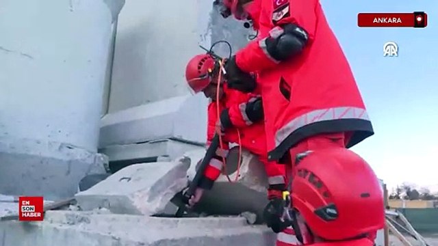 TSK İnsani Yardım Tugayı'ndan arama kurtarma tatbikatı