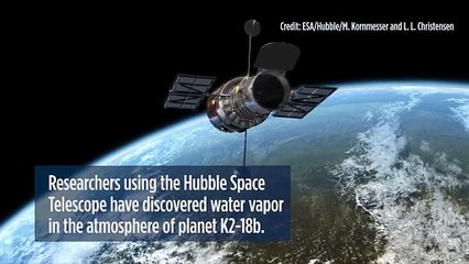 Potentially Habitable Super-Earth Has Water Vapor in Atmosphere