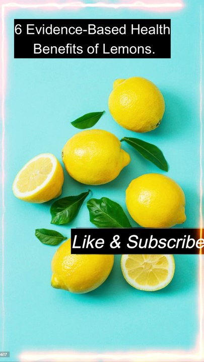 6 Evidence-Based Health Benefits of Lemons | Health Tips |
