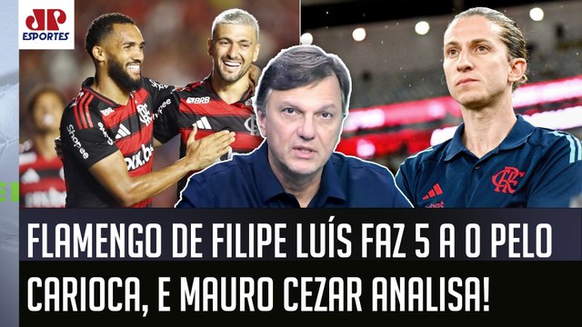 FICOU MUITO CLARO que o Filipe Luís FEZ ISSO no Flamengo porque... Mauro Cezar ANALISA 5 a 0!