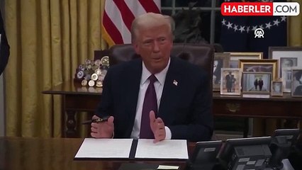 Trump'ın koltuğa oturur oturmaz imzaladığı kararname iptal edildi