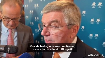 Olimpiadi, Bach (Cio): piena determinazione del governo italiano