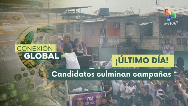 Ecuador cierra campañas de cara a los comicios presidenciales