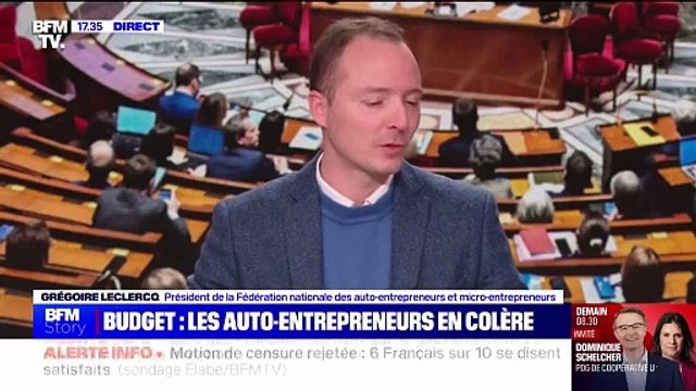 Cette mesure n'aurait jamais dû passer : Grégoire Leclercq, président de la Fédération nationale des auto-entrepreneurs et micro-entrepreneurs, réagit au nouveau seuil d'exemption de la TVA