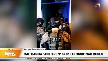 CAE CABECILLA DE ORGANIZACIÓN CRIMINAL DEDICADA A LA EXTORSIÓN | Willax