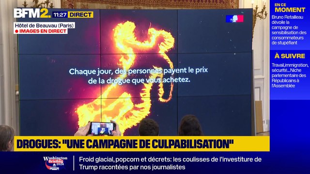 Drogues: Bruno Retailleau présente une campagne à destination des consommateurs