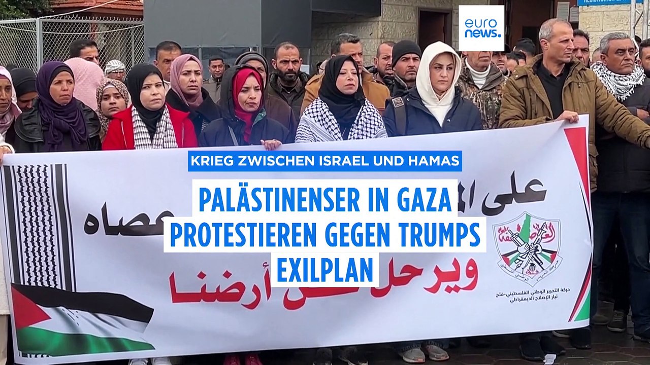 Palästinenser über Trumps Gaza-Plan: 'Wir werden Gaza mit unserem eigenen Willen wiederaufbauen'